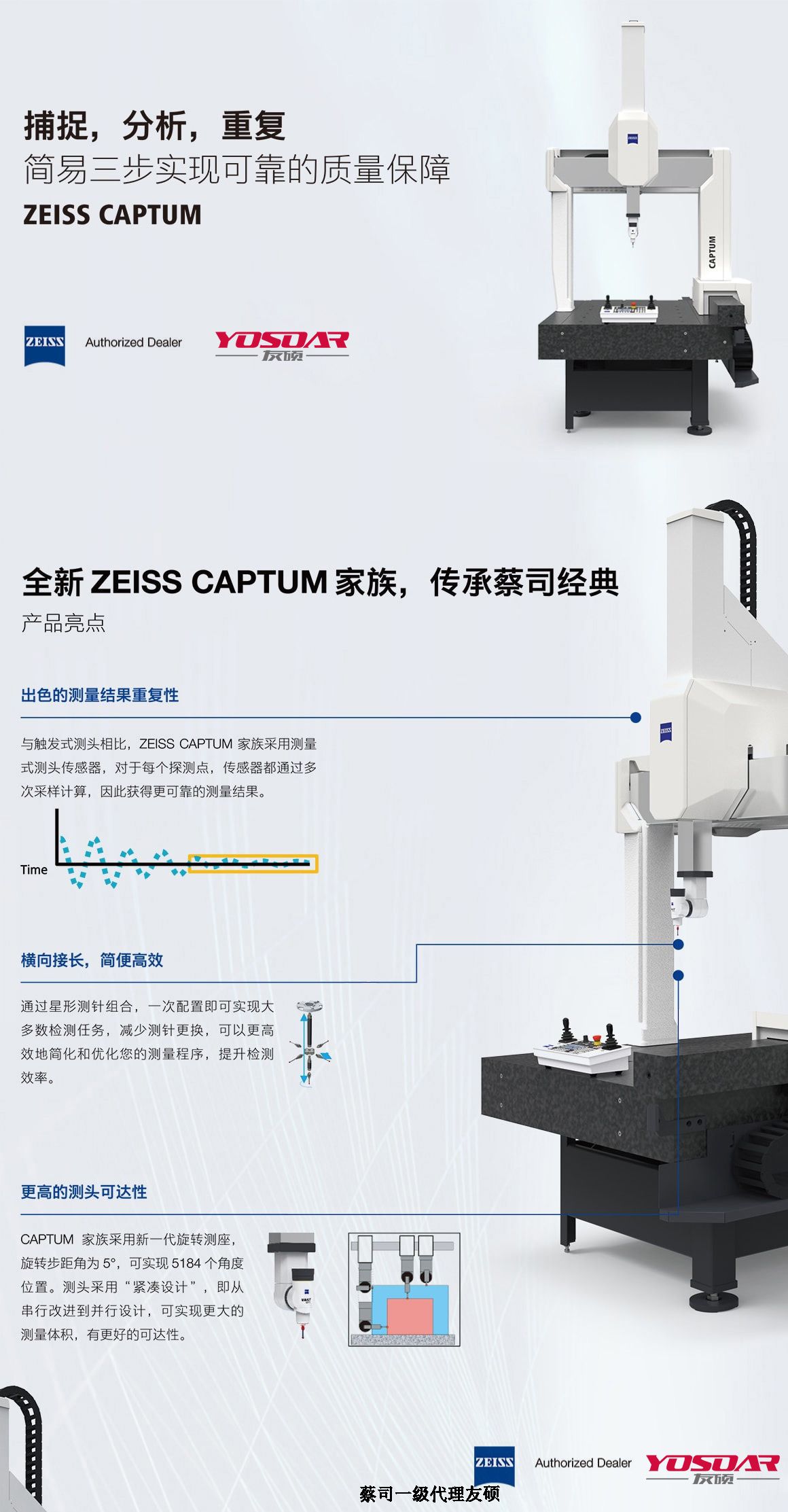 渝北蔡司三坐标CAPTUM